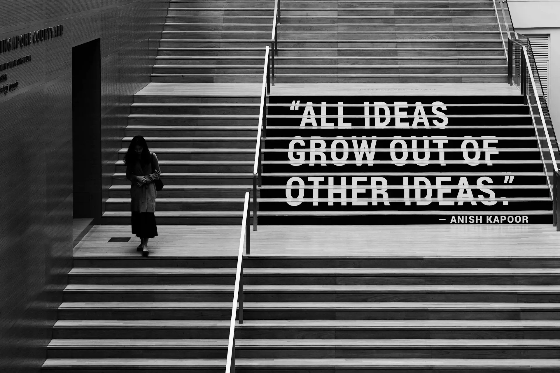 "All ideas grow out of other idea's." - Anish Kapoor