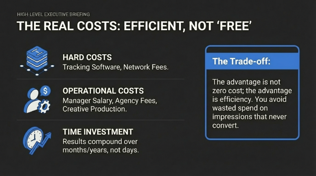 THE REAL COSTS: EFFICIENT, NOT 'FREE'